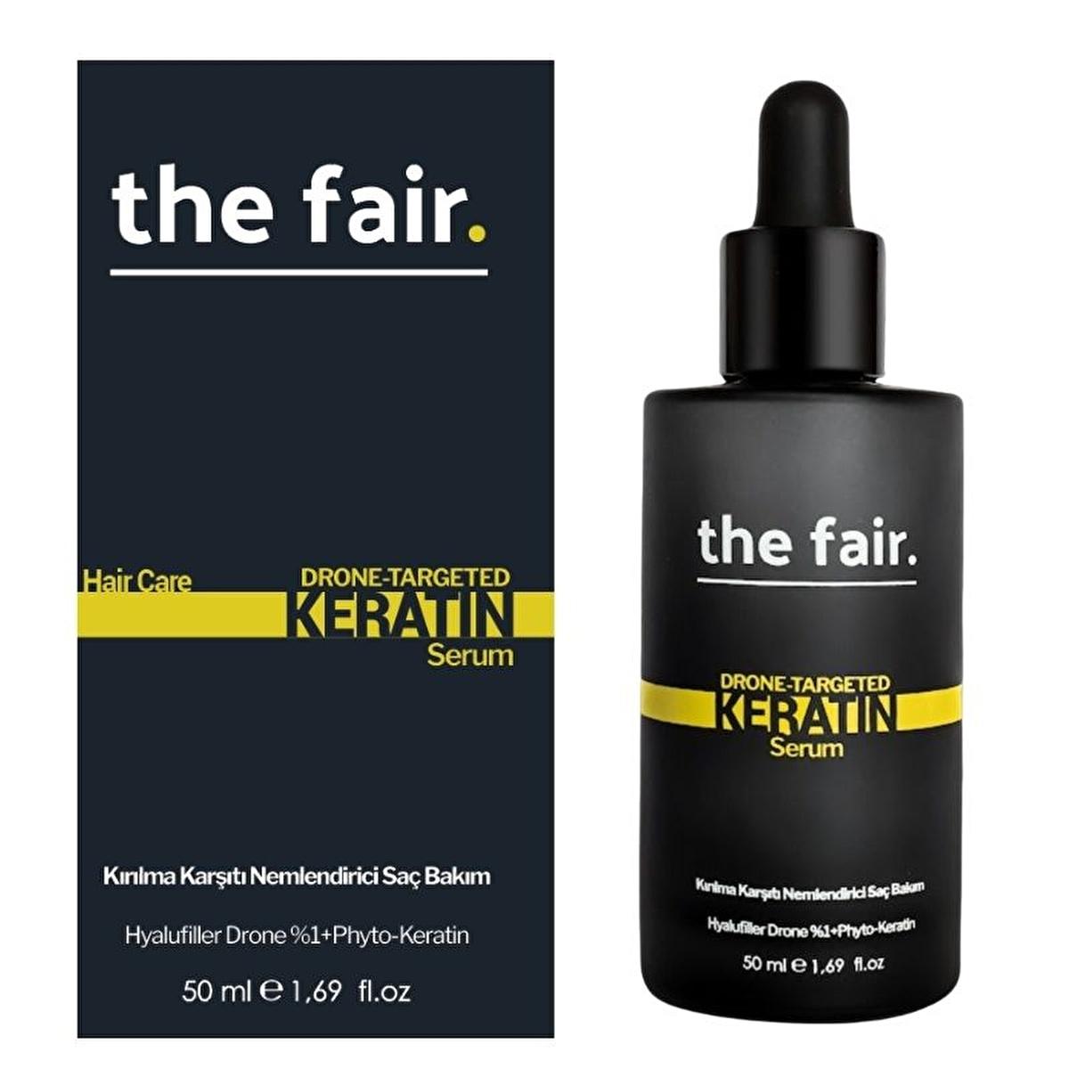 the fair. Drone-Targeted Hair Keratin Serum for Nourished &amp; Strengthened Hair - 50 ml