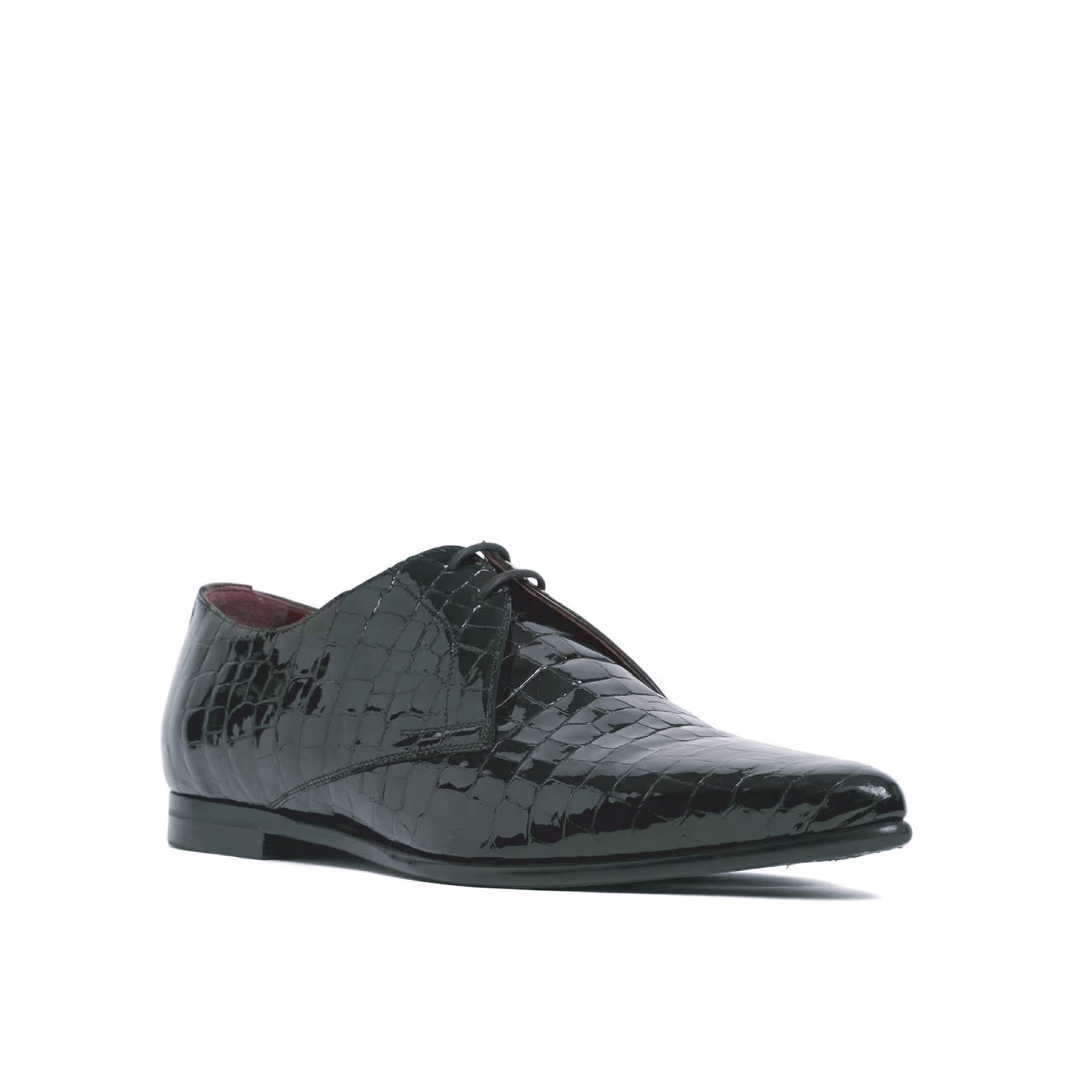 Dolce &amp; Gabbana Achille Croc Embossed Derby