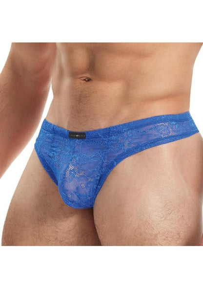 Lace King Low Rise Brazilian Brief Sheer Lace Elegance for Men