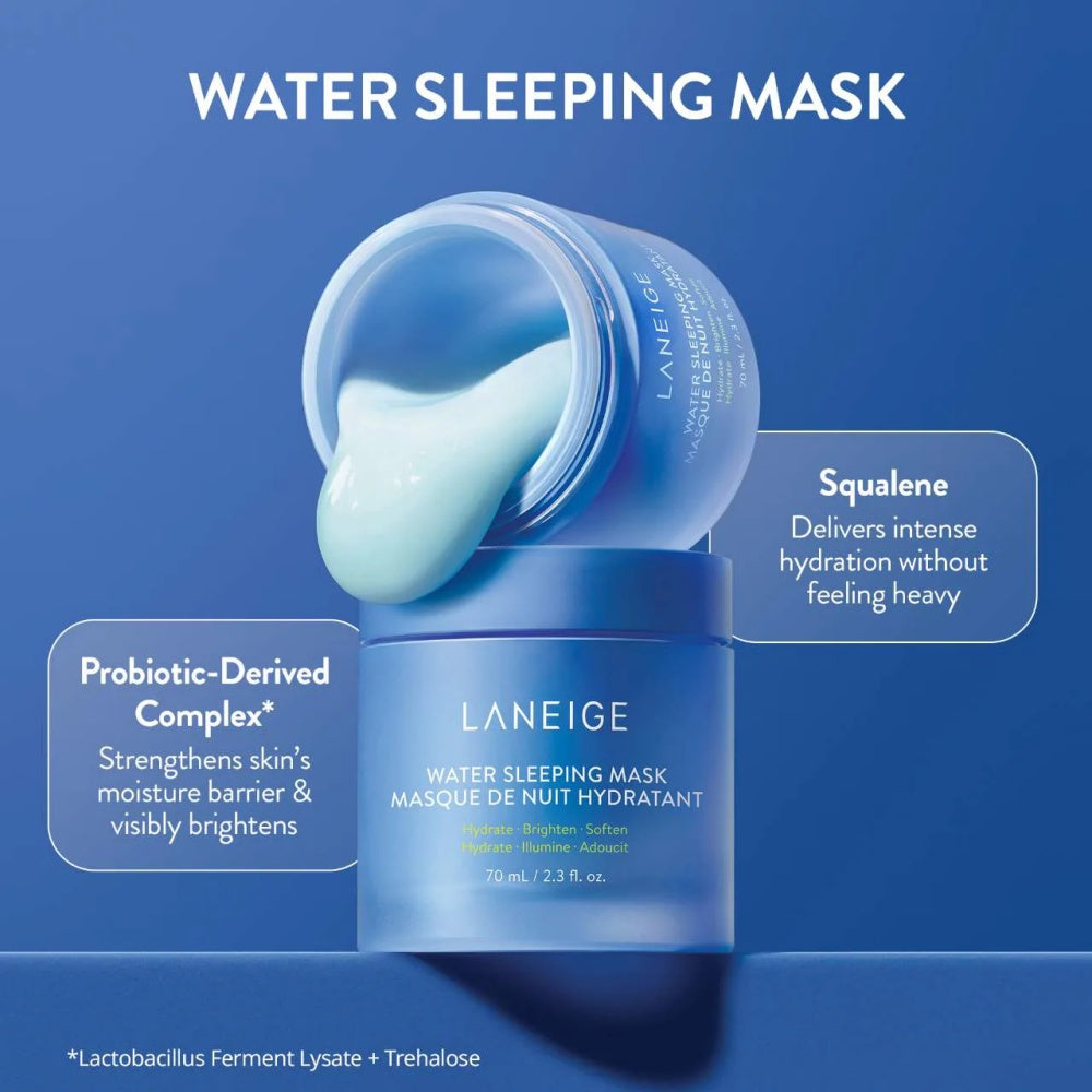 Laneige Water Sleeping Mask with Niacinamide &amp; Squalane 2.3 Oz