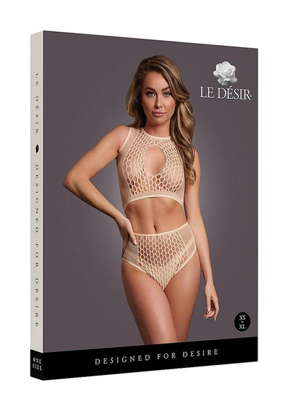 Le Désir Duo Net Keyhole Bra Set - One Size