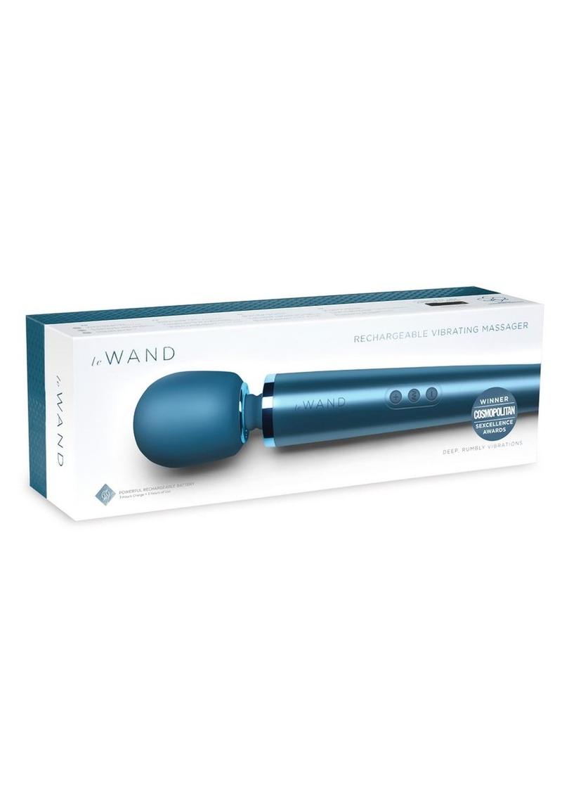 Le Wand Rechargeable Silicone Massager With Rumbly Vibe