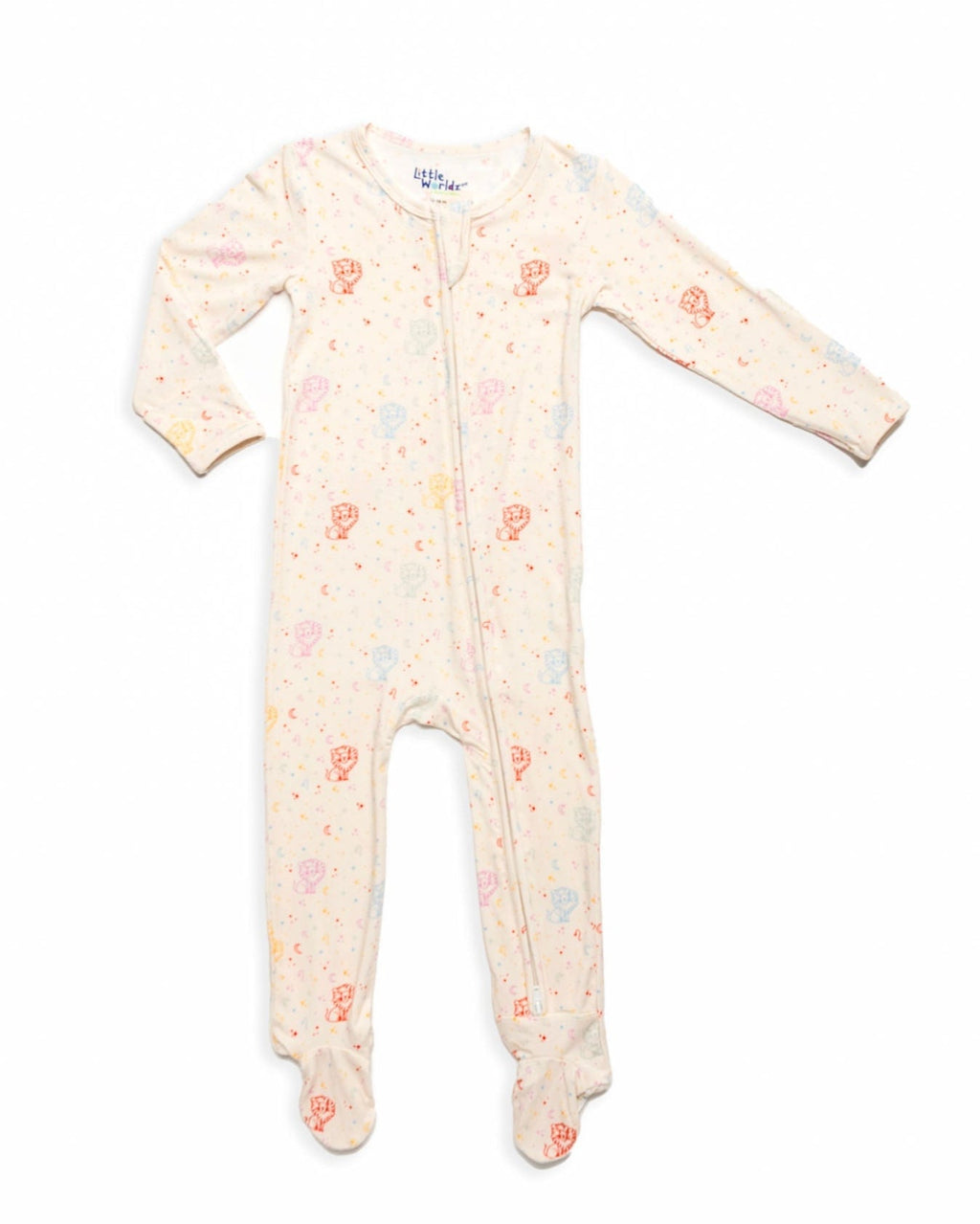 Leo Bamboo Zipper Footie