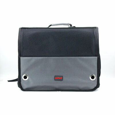 Lepus Cool Backpack Pet Carrier for Cats and Small Dogs Grey 43cm