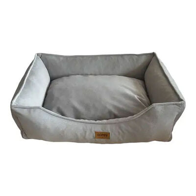Lepus Dolce Premium Pet Bed Soft Baby Face Fabric Small Light Gray