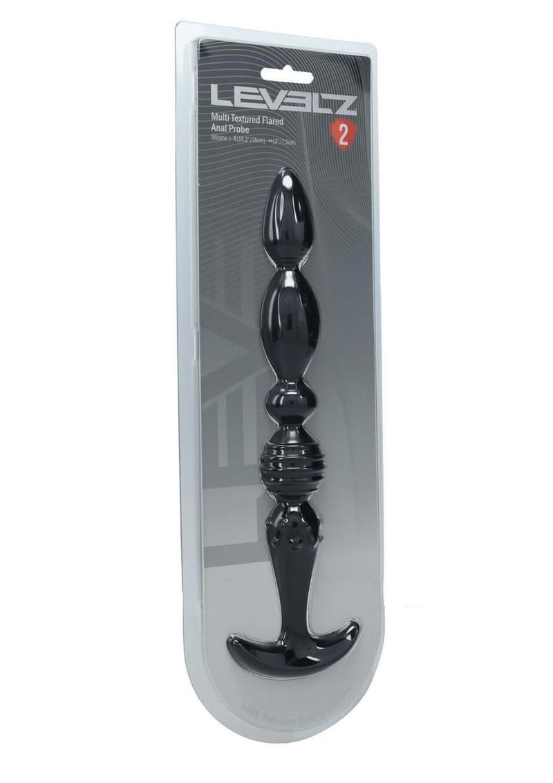 Levelz Multi-Textured Flared Anal Probe