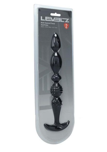 Levelz Multi-Textured Flared Anal Probe