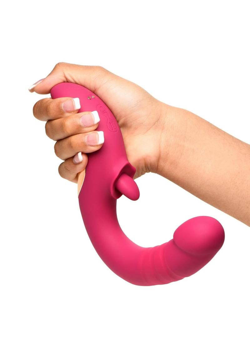 Lickgasm Tease Please Thrusting &amp; Licking Vibrator