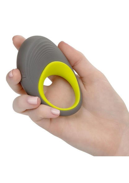 CalExotics Link Up Edge Silicone Vibrating Cock Ring