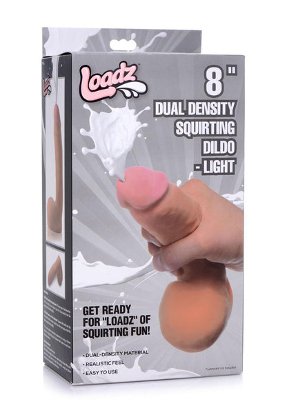 Loadz Dual-Density Squirting Dildo - Vanilla