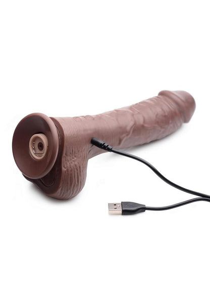 Loadz 8.5in Vibrating Squirting Dildo Rechargeable Remote Control Toy