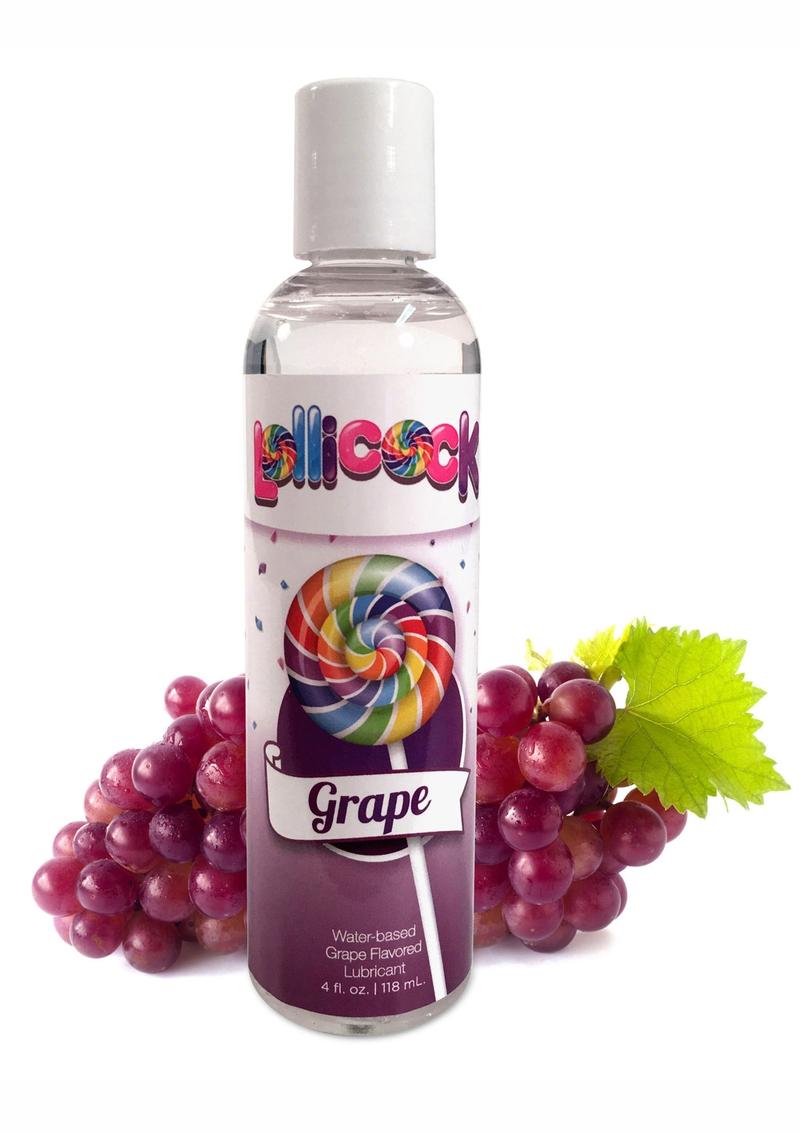 Lollicock Grape Flavored Water Based Lubricant