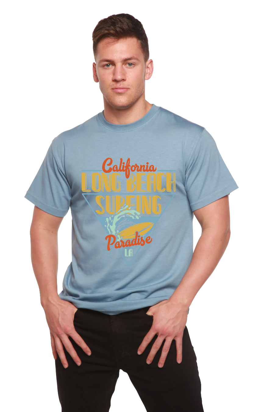 Long Beach Surfing Printed Men&