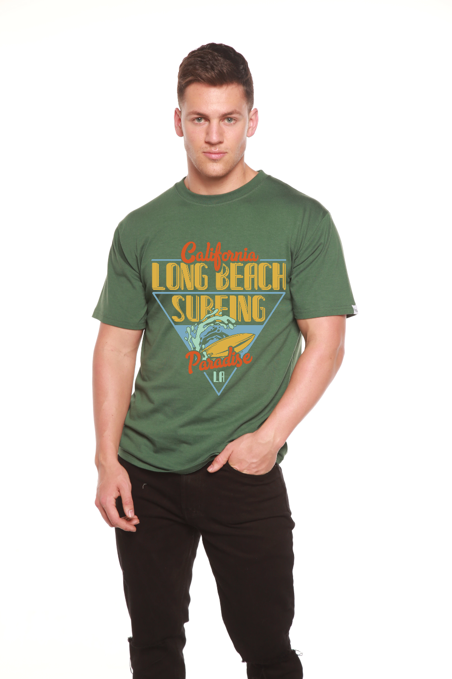 Long Beach Surfing Printed Men&