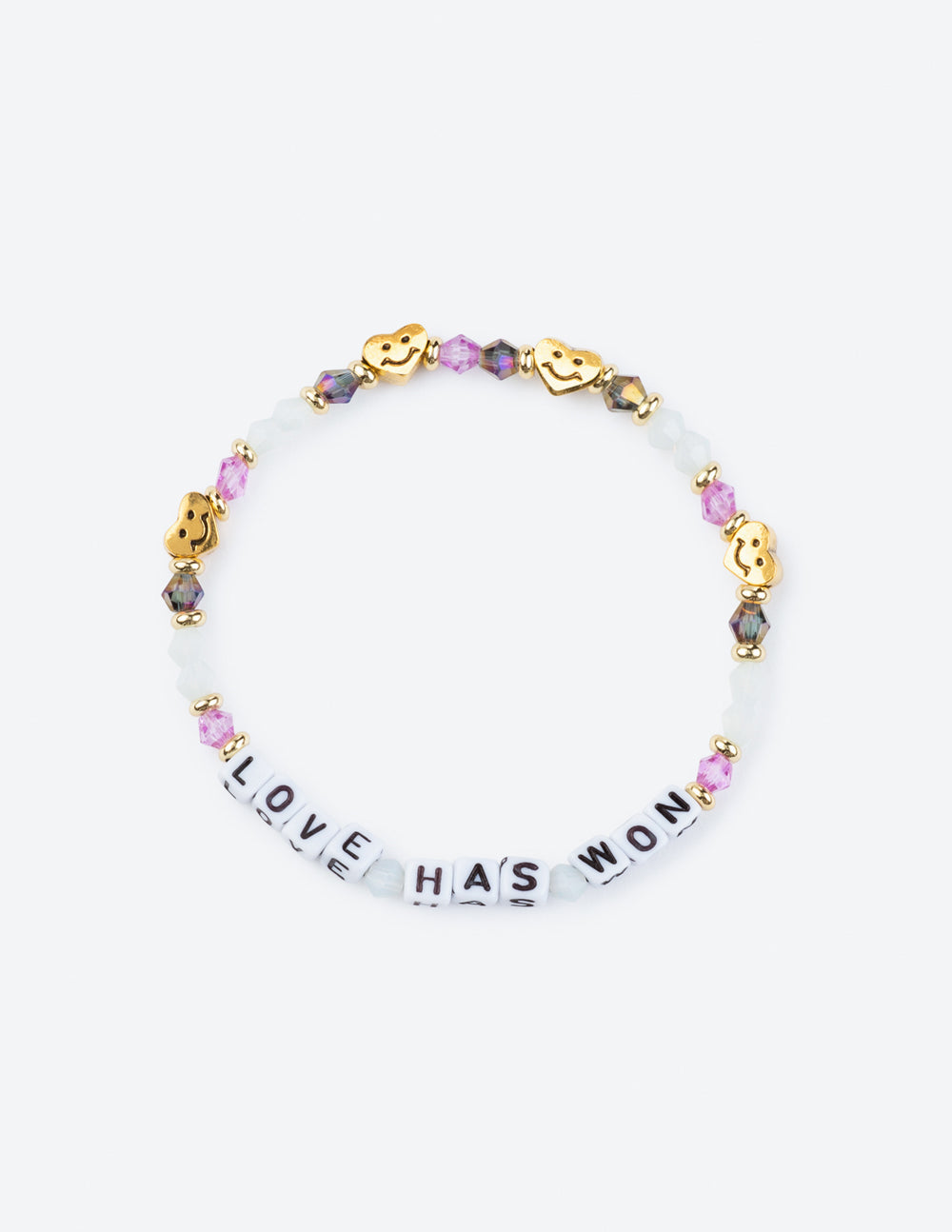Love Has Won Letter Bracelet