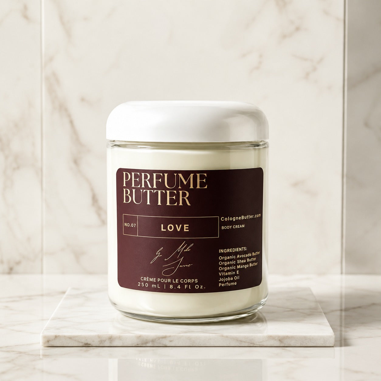 LOVE – The Luxury Body Butter Perfume | Seductive Sweet Floral &amp; Warm Chocolate Scent | Elegant Fragrance for Women &amp; Men