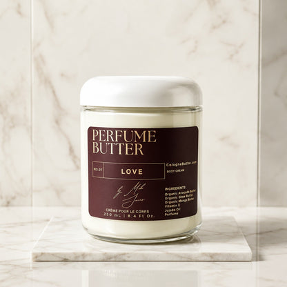 LOVE – The Luxury Body Butter Perfume | Seductive Sweet Floral &amp; Warm Chocolate Scent | Elegant Fragrance for Women &amp; Men