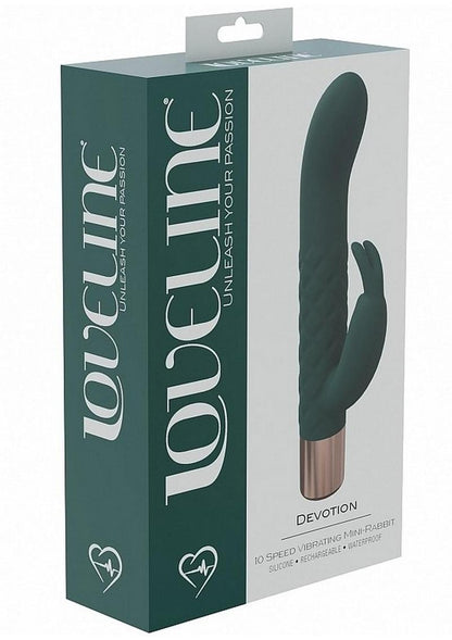 Loveline Devotion Rechargeable Silicone Mini Rabbit Vibrator