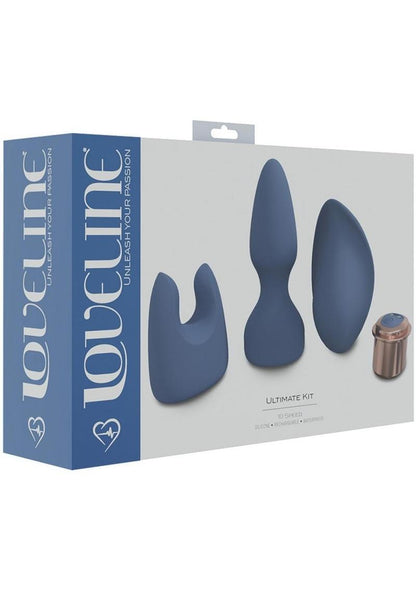 Loveline Ultimate Kit 10 Speed Rechargeable Multi-Toy Pleasure Set