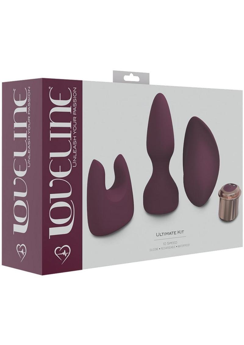 Loveline Ultimate Kit 10 Speed Rechargeable Multi-Toy Pleasure Set