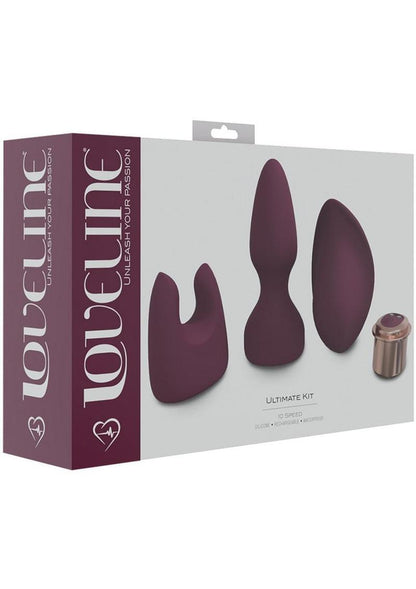 Loveline Ultimate Kit 10 Speed Rechargeable Multi-Toy Pleasure Set