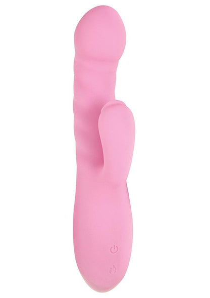 Luv Heat Up Thruster Rechargeable Silicone Rabbit Vibrator