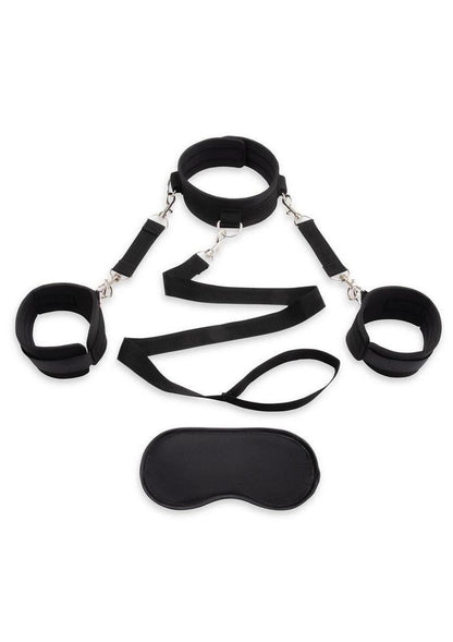 Lux Fetish Collar and Leash Set