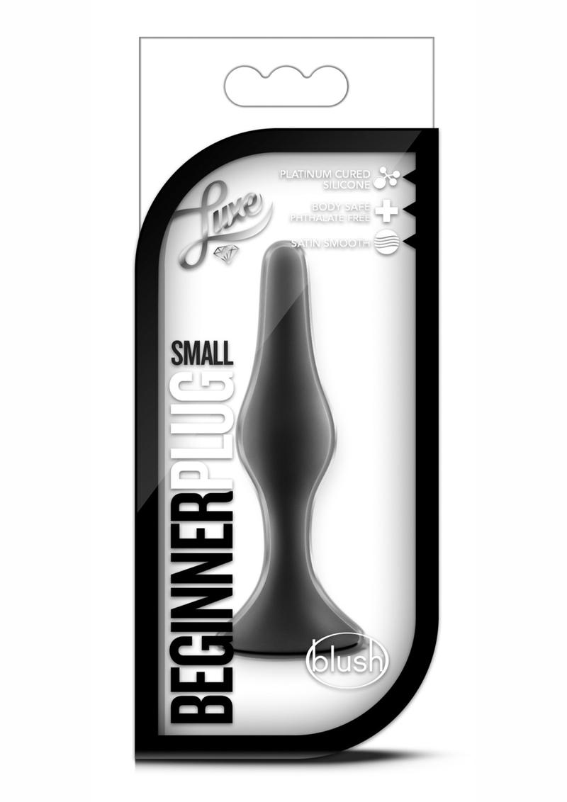 Luxe Small Beginner Cured Silicone Butt Plug