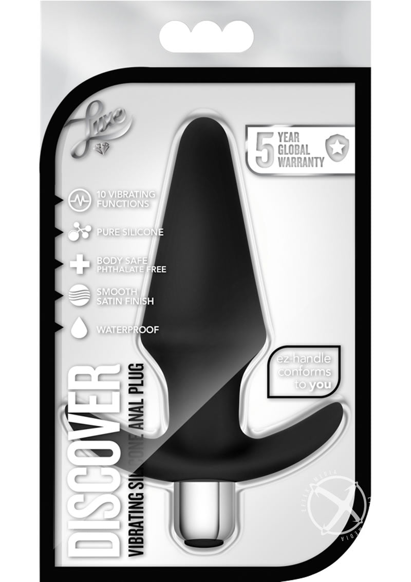Luxe Discover Rechargeable Vibrating Butt Plug
