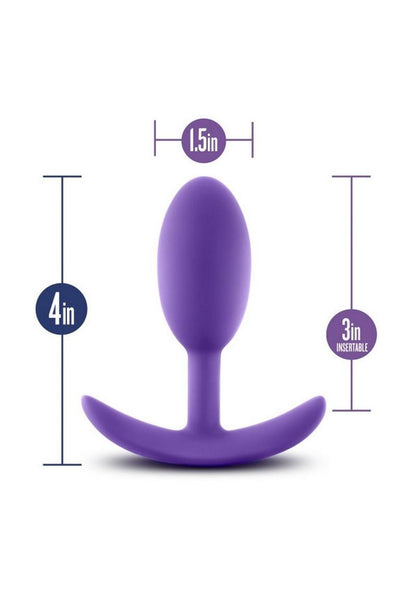 Luxe Wearable Vibra SlimPlug Medium Butt Plug