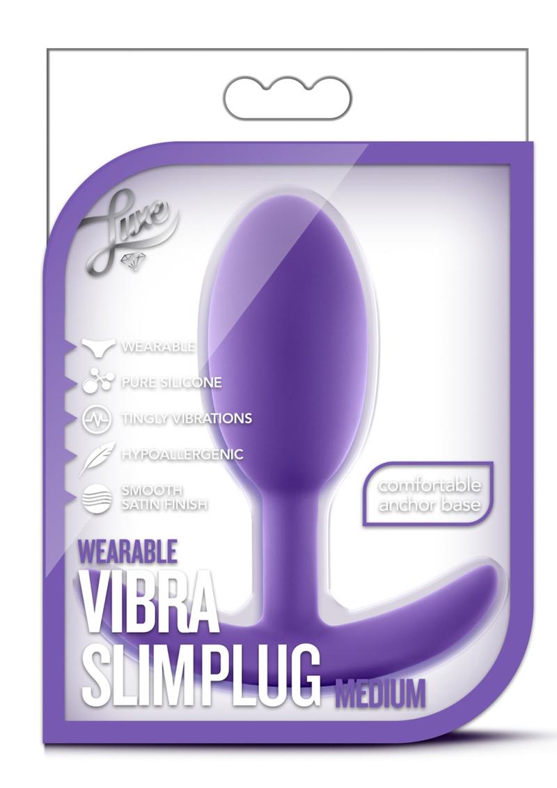 Luxe Wearable Vibra SlimPlug Medium Butt Plug