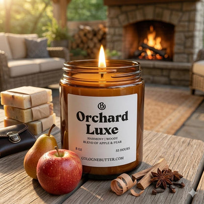 Orchid Luxe - The Luxury Orchid Floral Aroma Candle for Home Fragrance, Relaxation &amp; Romantic Atmosphere | Cologne Butter