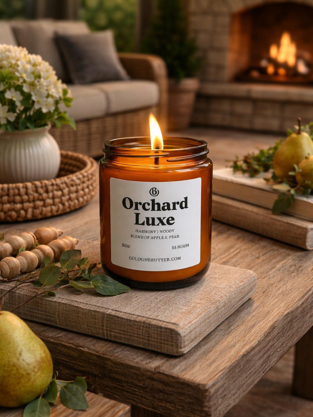 Orchid Luxe - The Luxury Orchid Floral Aroma Candle for Home Fragrance, Relaxation &amp; Romantic Atmosphere | Cologne Butter