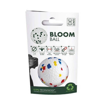 M-Pets Bloom Ball Durable E-TPU Dog Toy 7 cm