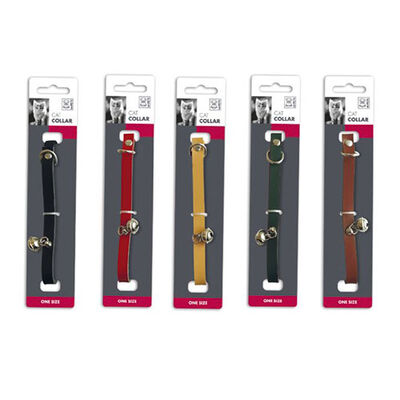 M-Pets Caruso Bell Cat Collar Adjustable Mix Color 1pc