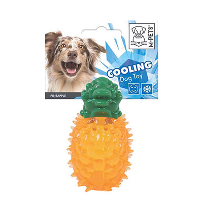 M-Pets Cooling Pineapple Freezable Dog Toy 12x7.5cm