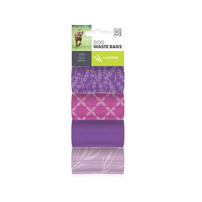 M-Pets Lavender Scented Dog Waste Bags Leak-Proof 120 Count