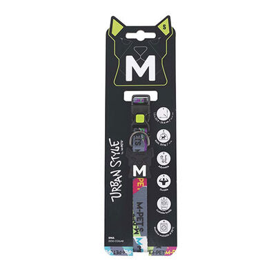 M-Pets Urban Style DNA Adjustable Dog Collar Small 22.9-35.6 cm