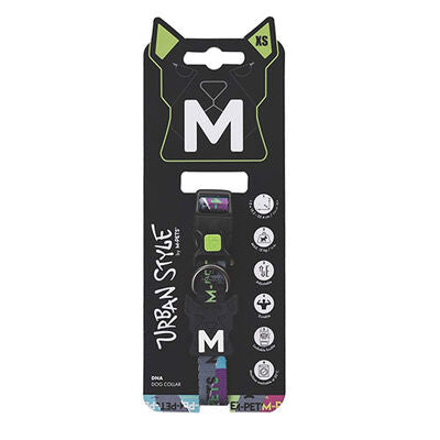 M-Pets Urban Style DNA Adjustable Dog Collar X-Small 6-10in