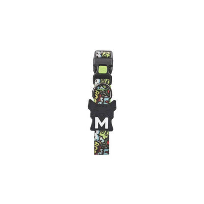 M-Pets Urban Style Freestyle Dog Collar Multicolor Small 22.9-35.6cm