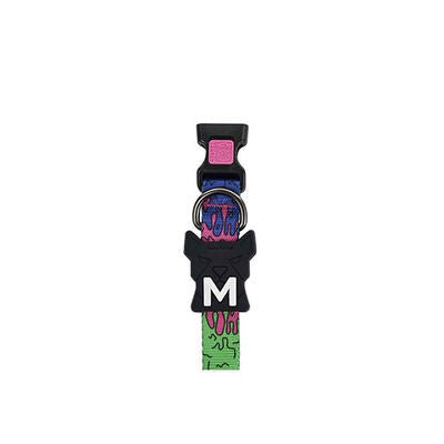 M-Pets Urban Style Lava Adjustable Dog Collar X-Small 6-10in