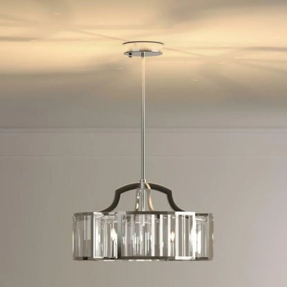 EasyLITE 4-Light Satin Nickel Convertible Semi Flush Mount Pendant 29345-HB