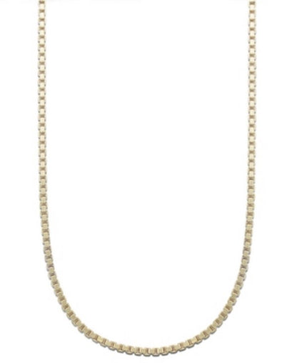 Giani Bernini 18K Gold Over Sterling Silver Necklace, 24 Box Chain"