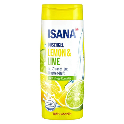 Isana Lemon &amp; Lime Shower Gel Fresh Scent 300 ml