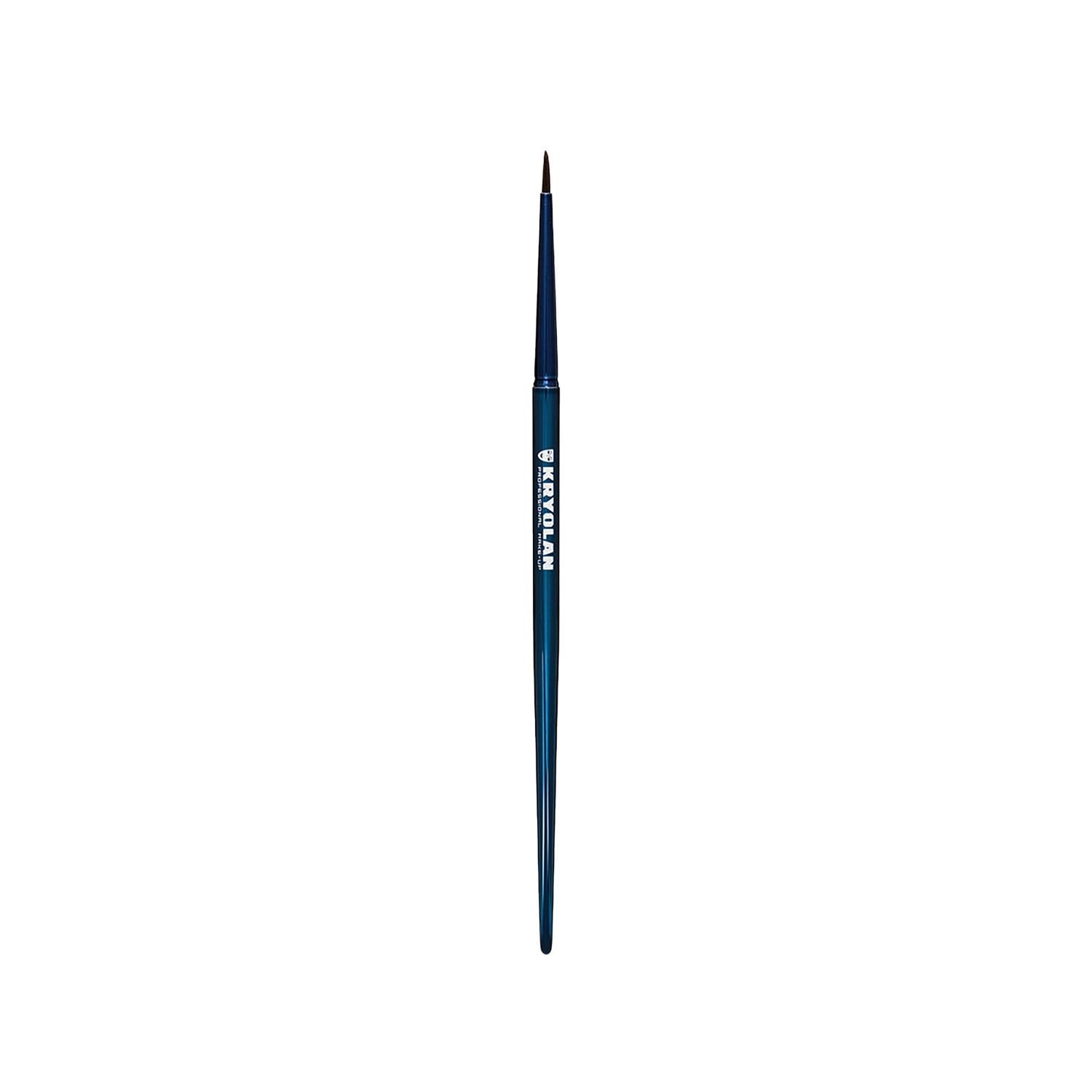 Kryolan Blue Master Precision Liner Brush for Fine Makeup Detail