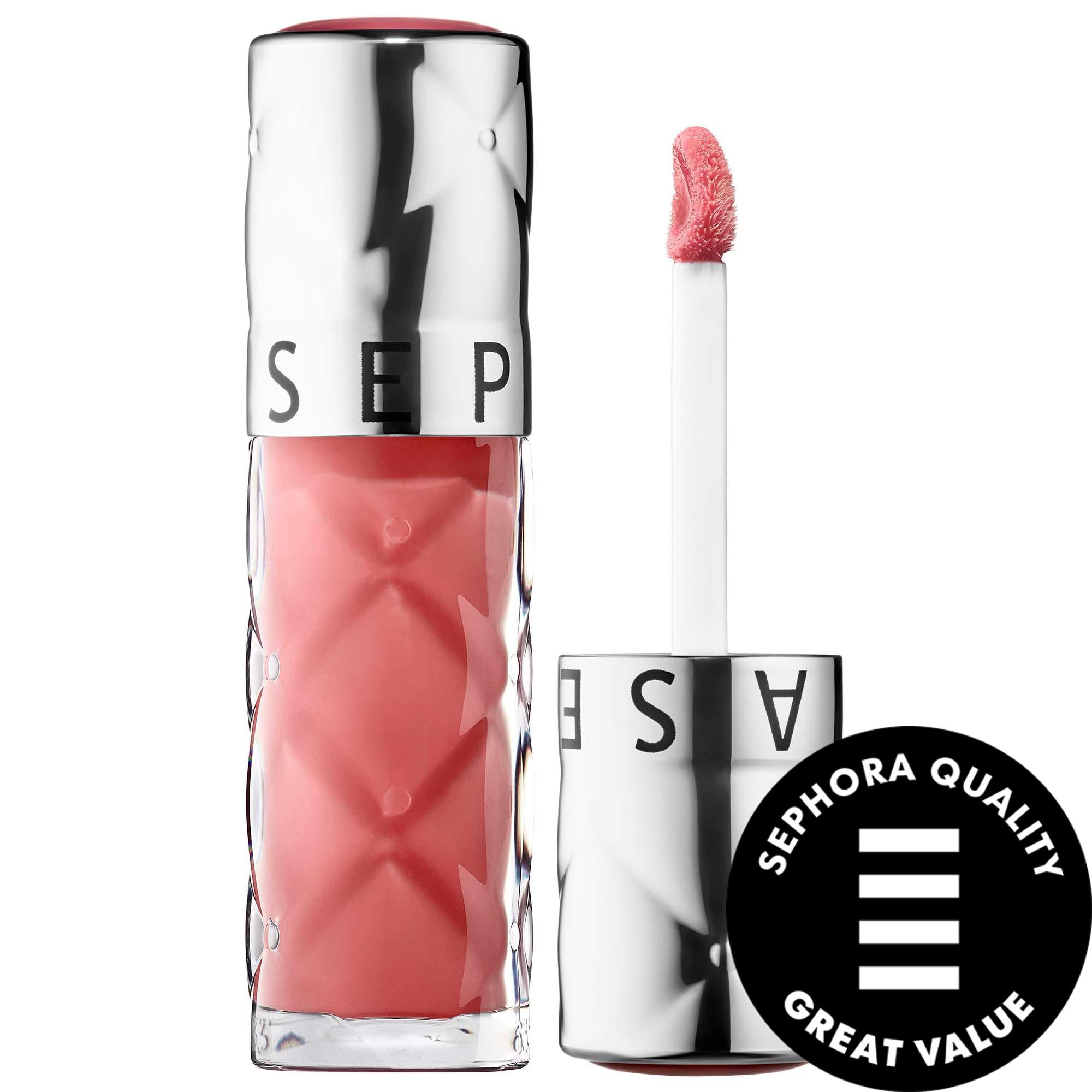 Outrageous Plump: Hydrating Lip Gloss for Fuller, High-Shine Lips | Sunflower, Ginger &amp; Peppermint Oils