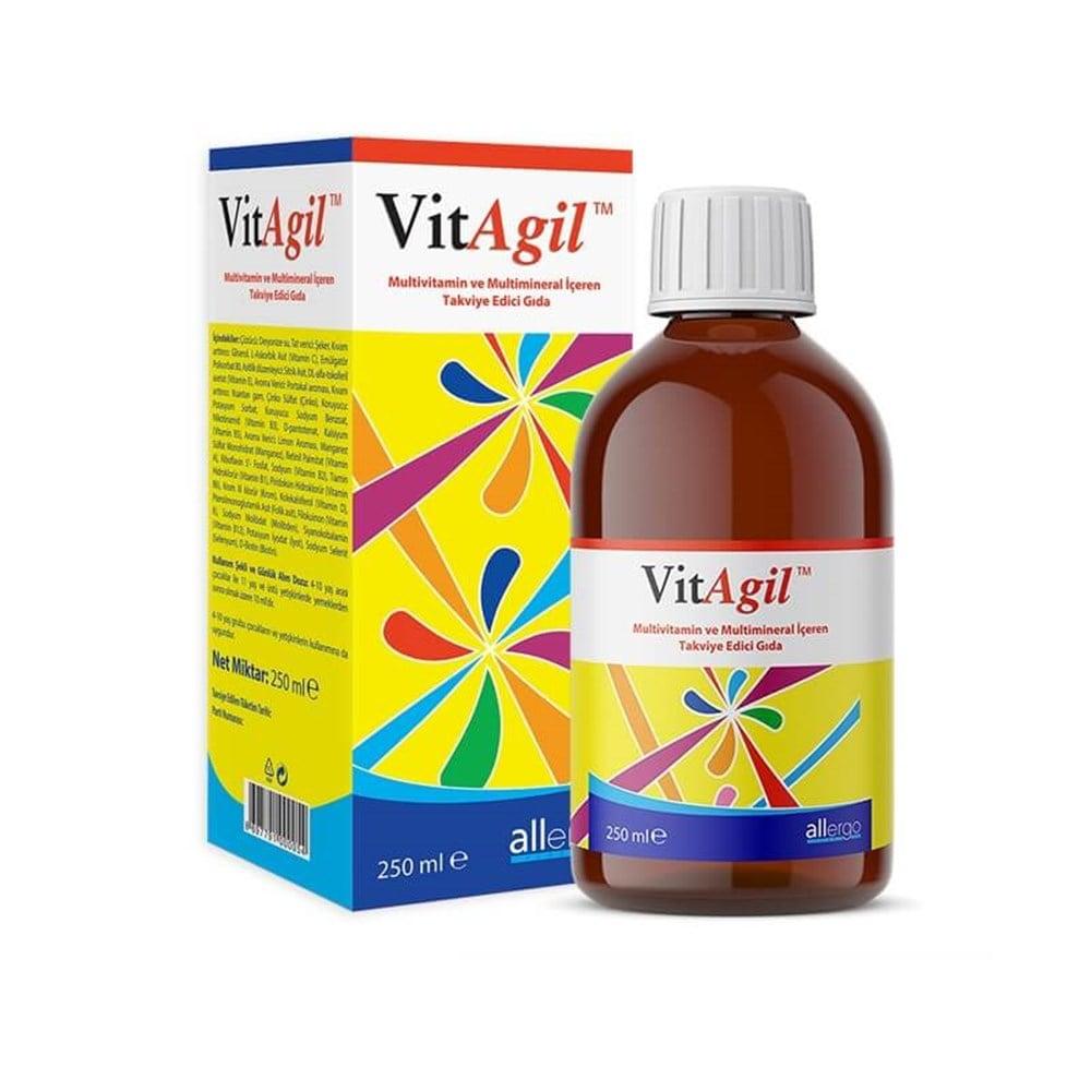 VitAgil Multivitamin Syrup for Kids - Boosts Immune System, Supports Healthy Growth &amp; Development - 8.45 fl oz