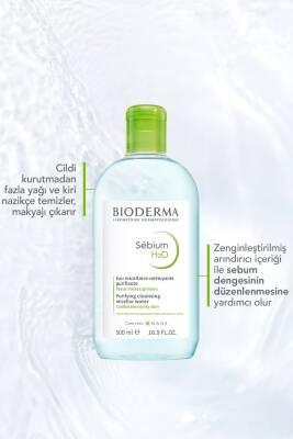 Bioderma Sebium H2O Micellar Water for Oily and Acne-Prone Skin - Gentle Makeup Remover &amp; Skincare, 3.38 fl oz