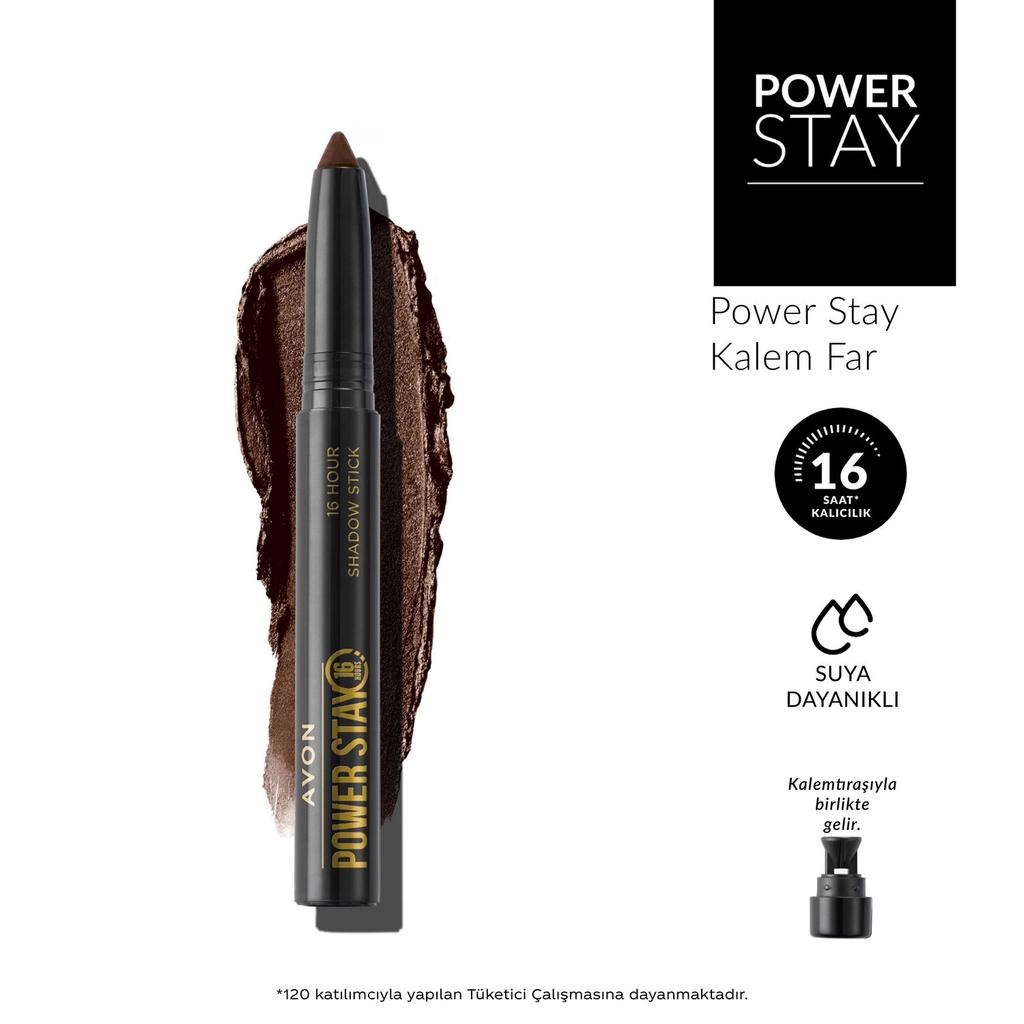 Avon Power Stay Stick Eyeshadow in Stylish Brown 1.4g