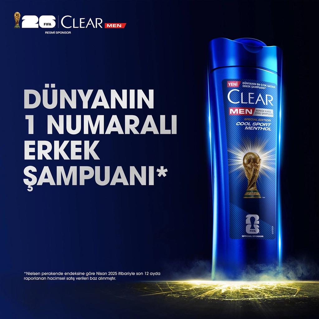 Clear Men Cool Sport Menthol Anti-Dandruff Shampoo 350 ml